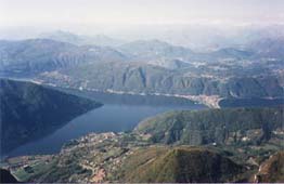 Monte Generoso and Lake of Lugano TI